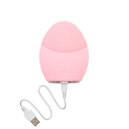Light Pink Exfoliating Sonic Facial Scrubber